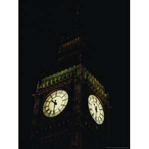  The Clock Faces of Big Ben, in its Late Gothic Revival 