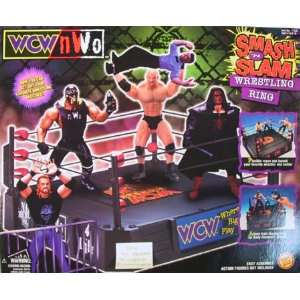  WCW Smash N Slam Wrestling Ring Toys & Games